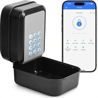 Boîte de rangement électronique en métal, coffre-fort mural, rangement sécurisé, serrure de sécurité, coffre-fort à code numérique, contrôle par application TT Lock, boîte à clés intelligente