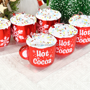 Machine-Made High Quality Christmas Stained Plastic Charm Elegant Hanging Scene <b>Dress</b> Tree Ornaments Environment-Friendly Low - Product Image 6