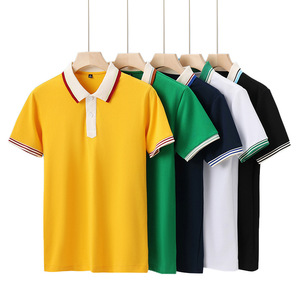 Polo pour homme, été, séchage rapide, rafraîchissant, antibactérien, anti-UV, vêtements de travail, logo personnalisé, couleur unie, fibre de polyester, coupe ajustée - Product Image 2