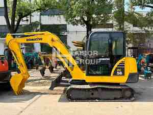 Mini <span class=keywords><strong>Escavatore</strong></span> Komatsu PC56-7 <span class=keywords><strong>Escavatore</strong></span> Cingolato PC56-7 da 5,3 Tonnellate <span class=keywords><strong>Escavatore</strong></span> Idraulico <span class=keywords><strong>Manuale</strong></span> - Product Image 2