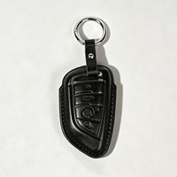 Porte-clés de voiture de luxe en cuir pour les séries 1/3/5/7 530 F48 X1-X6, résistant aux rayures et léger - KUNASI