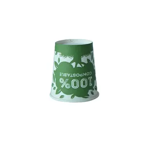 Биоразлагаемые экологически чистые одноразовые бамбуковые бумажные кофейные чашки с крышкой для оптовой продажи