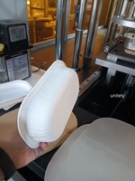 Boîte de repas en papier de restauration rapide BJ-CHX-B de l'unité formant la machine avec curling