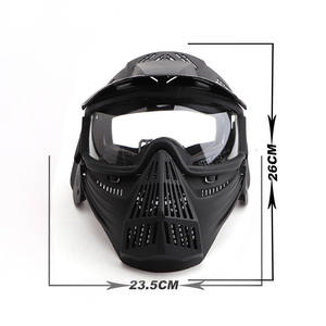 ZLang kostum Cosplay dewasa, kostum penutup wajah dalam rangka pembentuk setengah wajah silikon masker 3D - Product Image 3
