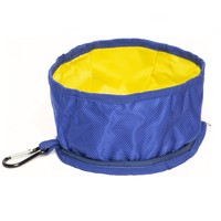 Conception de bouteille arrondie de bol de chien étanche pliable portable pour les voyages en plein air et la caractéristique automatique d'alimentation de chat