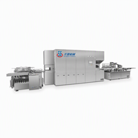 Ligne de production entièrement automatique de petites bouteilles en verre, machine de lavage, de remplissage et de bouchage