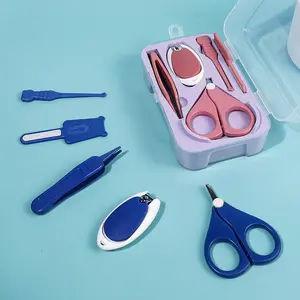 Productos de seguridad esenciales para bebés, juego de cortauñas para bebés, Kit de cuidado de uñas para recién nacidos