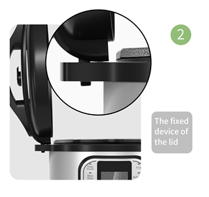 Nồi áp suất điện thông minh bằng thép không gỉ <span class=keywords><strong>2025</strong></span>, dung tích 5/6 lít, đa chức năng, tích hợp cốc đong, dùng cho gia đình - Product Image 2