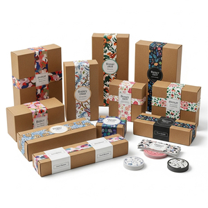 Xjy tùy chỉnh thiết kế in Offset nhãn giấy eo Sticker bọc xung quanh các tông bao bì giấy hộp tay áo - Product Image 5