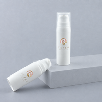 Flacon Airless PP givré noir, rose, bleu, blanc, noir, avec pompe pulvérisatrice, pour lotion, 5ml, 10ml, 15ml