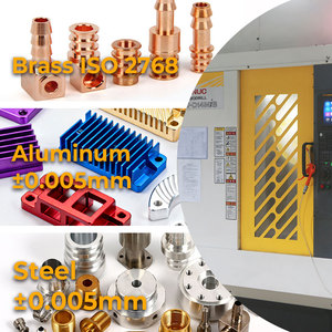 Service d'usinage Machine de tour tournée usinée Machines centrales Fabrication en laiton de rechange Pièces mécaniques de fraisage CNC en aluminium - Product Image 3