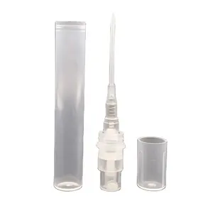 Minibotella pulverizadora de perfume de plástico, portátil, 2ml, 3ml, 4ml, 5ml