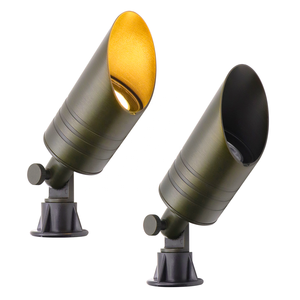 <span class=keywords><strong>Focos</strong></span> <span class=keywords><strong>LED</strong></span> <span class=keywords><strong>de</strong></span> Jardín <span class=keywords><strong>de</strong></span> Bajo Voltaje para Exteriores, <span class=keywords><strong>de</strong></span> Bronce Fundido, con Estaca, IP65, Direccionales, para Paisajismo - Product Image 2