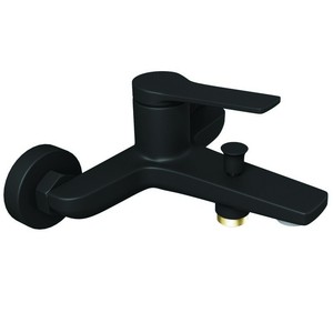 Miscelatore da Bagno KAM-KANDA NERO Kamalu con Doccetta e Tubo Flessibile Finitura Nera - per Accessori Doccia - Product Image 2