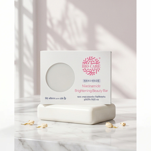 Jabón de belleza artesanal BioCare con niacinamida, jabón limpiador suave para uso diario en rostro y cuerpo, sensación fresca, limpia, suave y tersa. - Product Image 2