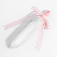 SM Sensual Plug Anal en Silicone en Forme de Diamant à Griffes de Chat, Vibrateur Anal, Plug Anal Creux pour Femmes