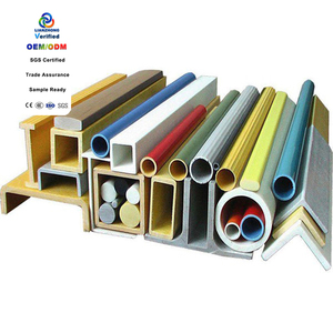 Hw GRP/FRP pultrusion hình chữ nhật và vuông sợi thủy tinh ống nhựa Epoxy Polyurethane Ống Vuông - Product Image 3