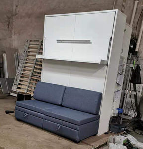 बेडरूम फर्नीचर सेट तह पनाहगाह दीवार बिस्तर सोफे के साथ - Product Image 3