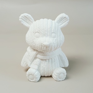 แม่พิมพ์หล่อเรซินแฮนด์เมดสำหรับทำมือสำหรับเครื่องประดับตกแต่งสไตล์หมีทำจากซิลิโคน W0755เค้กเดสก์ท็อป - Product Image 2