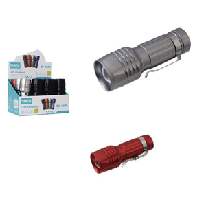 ไฟฉาย LED ซานด้า 9.5 ซม. X 3 ซม. พร้อมแบตเตอรี่เอเอเอ 3 ก้อน สำหรับใช้งานกลางแจ้ง - Product Image 2