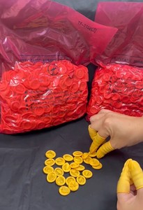 เตียงสวมนิ้วปราศจากคลอรีนทำจากยางธรรมชาติใช้ทางการแพทย์ใช้แล้วทิ้ง - Product Image 6