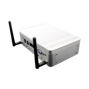 Cổ Phiếu công nghiệp giá rẻ Mini PC trường hợp Linux Win10 i3 6157u VGA + HD hiển thị kép 6 * USB RS232 không quạt máy tính để bàn máy tính - Product Image 4