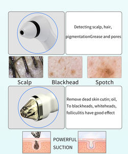 8 en 1 nouveau système de gestion de la peau analyseur de peau machine de beauté faciale multifonction pour le nettoyage en profondeur test de piqûre de peau d'allergie - Product Image 6