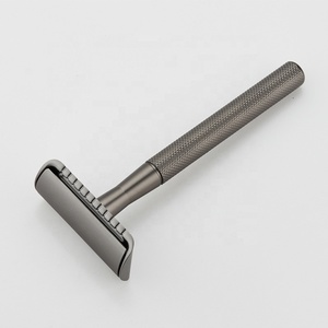 CNC de latón de la maquinilla de afeitar de seguridad de color de rosa de la cuchilla de doble filo afeitar - Product Image 4