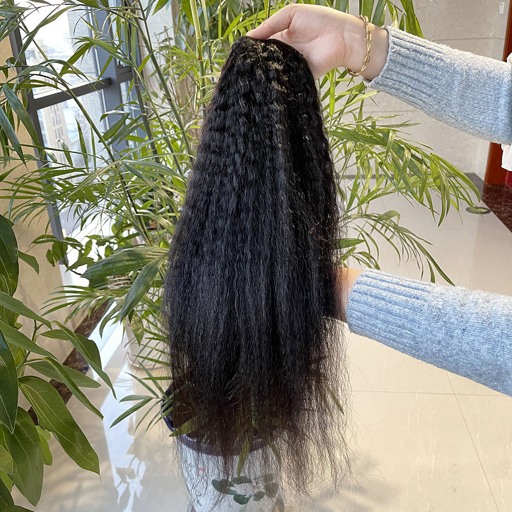 หางม้าแบบเชือกรูดสีธรรมชาติ