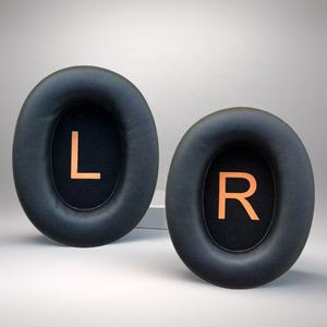 Coussinets d'oreille de remplacement pour écouteurs QCY H3/ H3 Lite <span class=keywords><strong>TOZO</strong></span> HT2, en cuir protéiné - Product Image 1