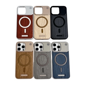 Étui de téléphone <span class=keywords><strong>en</strong></span> cuir de <span class=keywords><strong>bois</strong></span> magnétique de haute qualité de luxe pour 13 Pro étanche antichoc logo <span class=keywords><strong>personnalisable</strong></span> étuis de téléphone portable gratuits - Product Image 6