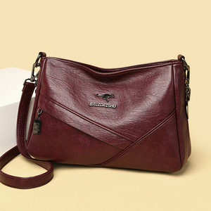 High Quality <b>Soft</b> <b>Leather</b> Luxury Handbags Purse Women <b>Bag</b> Designer Multi-pocket Crossbody Shoulder <b>Bag</b> for Female - Product Image 1