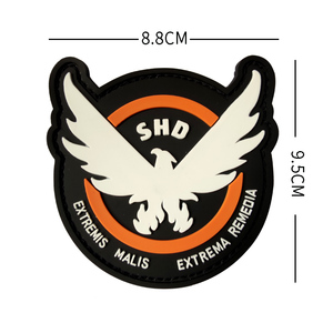 แผ่นแปะยางพีวีซี 3 มิติ แบบสั่งทำพิเศษ ติดด้วยตะขอและห่วง เย็บติดหรือรีดติดได้ มีทุกสี รับผลิตแบบ OEM/ODM สำหรับกระเป๋าเดินทางกลางแจ้ง - Product Image 4