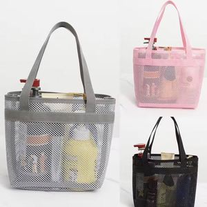 <b>Large</b> Mesh Travel <b>Bag</b> Organization Storage <b>Bag</b> Reusable Eco Clothing Portable Outdoor <b>Beach</b> Mesh Pouch Bathroom Cosmetic <b>Bag</b> - Product Image 2