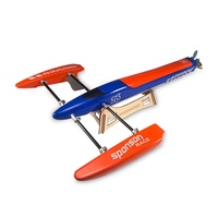 Bateau RC électrique sans balais TFL 1128 en fibre de carbone verte/fibre de verre bleue avec aileron arrière, moteur 2960 3300KV, ESC 120A, boîte d'origine