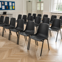 Chaise d'événement empilable en plastique, chaise connectable, capacité de charge de 600 lb, pour écoles, concerts, locations de lieux, conférences, festivals de musique