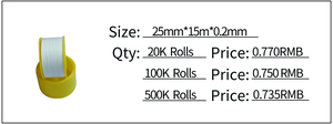 <span class=keywords><strong>PTFE</strong></span> <span class=keywords><strong>THREAD</strong></span> <span class=keywords><strong>SEAL</strong></span> <span class=keywords><strong>TAPE</strong></span> Sử Dụng Để Thắt Chặt Các Sản Phẩm Chủ Đề Sản Xuất Tại Trung Quốc - Product Image 4