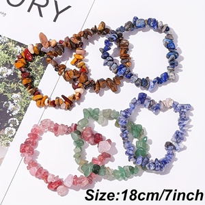 Bracelet en gravier multi-matériaux en gros, pierres de guérison et cristaux pour le Feng Shui et les cadeaux - Product Image 3