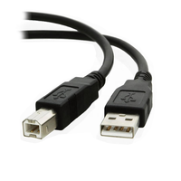 Kabel Printer berpelindung USB AM to BM, kabel Printer 2.0 Anti gangguan tembaga murni kualitas tinggi