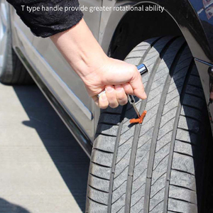 <strong>Tire</strong> <strong>Repair</strong> <strong>Kit</strong> Heavy Duty <strong>Tire</strong> Plug <strong>Kit</strong> 23 Pcs with Universal <strong>Tire</strong> <strong>Patch</strong> <strong>Kit</strong> to Plug Flats for Car Truck Motorcycle Tractor - Product Image 6
