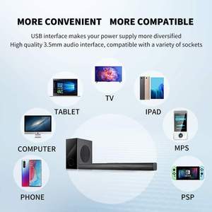 Sistema de Altavoces Bluetooth 2.1 Dinámico para TV con Subwoofer, Perfecto para Cine en Casa y Juegos, Calidad de Sonido Superior - Product Image 5