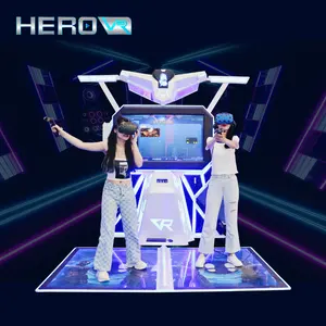 Herovr 360 simulador de jogos de guerra 9d vr, máquinas de jogo de vídeo