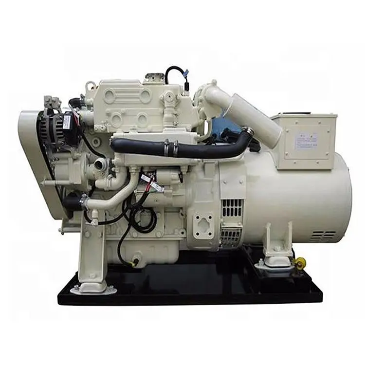 Modello 4 d24tg2/A 24kw potenza nominale 1500rpm struttura compatta potenza raffreddata ad acqua prezzi del generatore diesel marino
