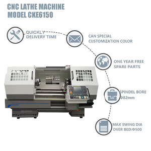 Torno CNC de Metal con Capacidad de Torno de 500 mm y Longitud de Trabajo de 2000 mm, Modelo DMTG CK6150, Torno CNC de Bancada Plana. - Product Image 1