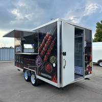 Vente Flash : Remorque Alimentaire Personnalisée pour Crêpes, Tacos, Kebab, Chariots Mobiles de Restauration, Remorque de Restauration Commerciale