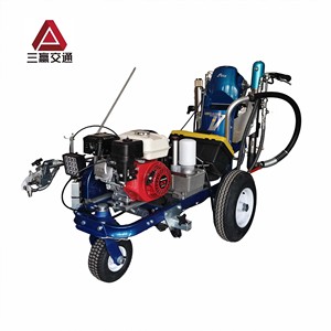 Máquina de <span class=keywords><strong>Pintura</strong></span> en Frío SanWin de 6.5HP con Doble Pistola, Pulverizador sin Aire, Ancho Ajustable, Garantía de 2 Años - Product Image 2