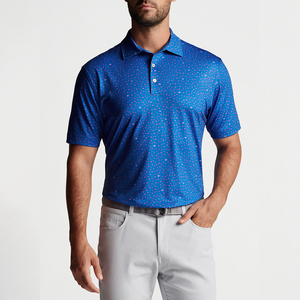 OEM Logo personnalisé Impression brodée sublimation séchage rapide coupe ample Performance polos de golf Camisas pour hommes - Product Image 6