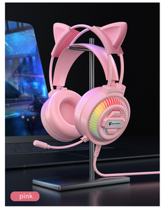 Audífonos Gamer con Micrófono con Cable, Modelo <span class=keywords><strong>2022</strong></span>, Diadema, Auriculares RGB para Juegos - Product Image 2