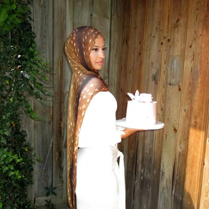 وشاح حجاب مطبوع بتصميم حيواني مخصص عالي الجودة من القطن الناعم والمريح الأكثر مبيعًا - Product Image 1