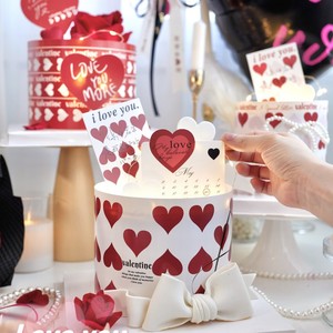 Décoration de gâteau en acrylique en forme de cœur pour la Saint-Valentin, avec motif miel et douceur, pour mariage et fêtes - Product Image 5